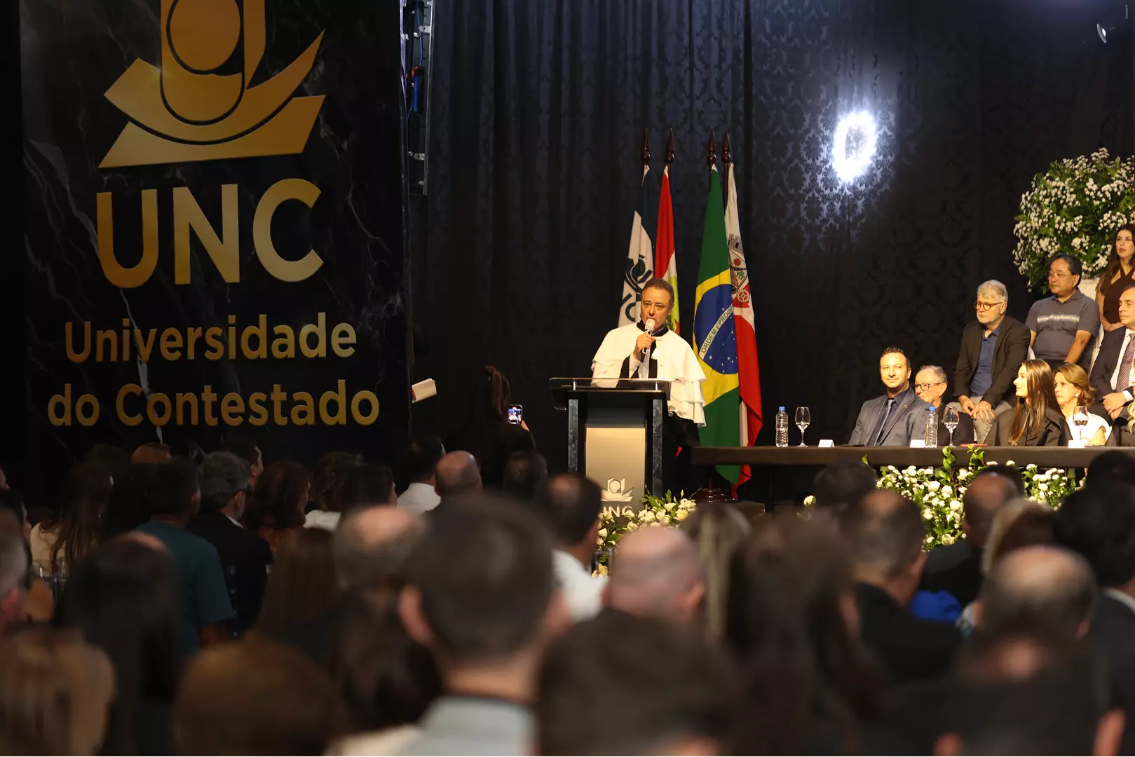 Luciano Bendlin é empossado reitor da Universidade do Contestado